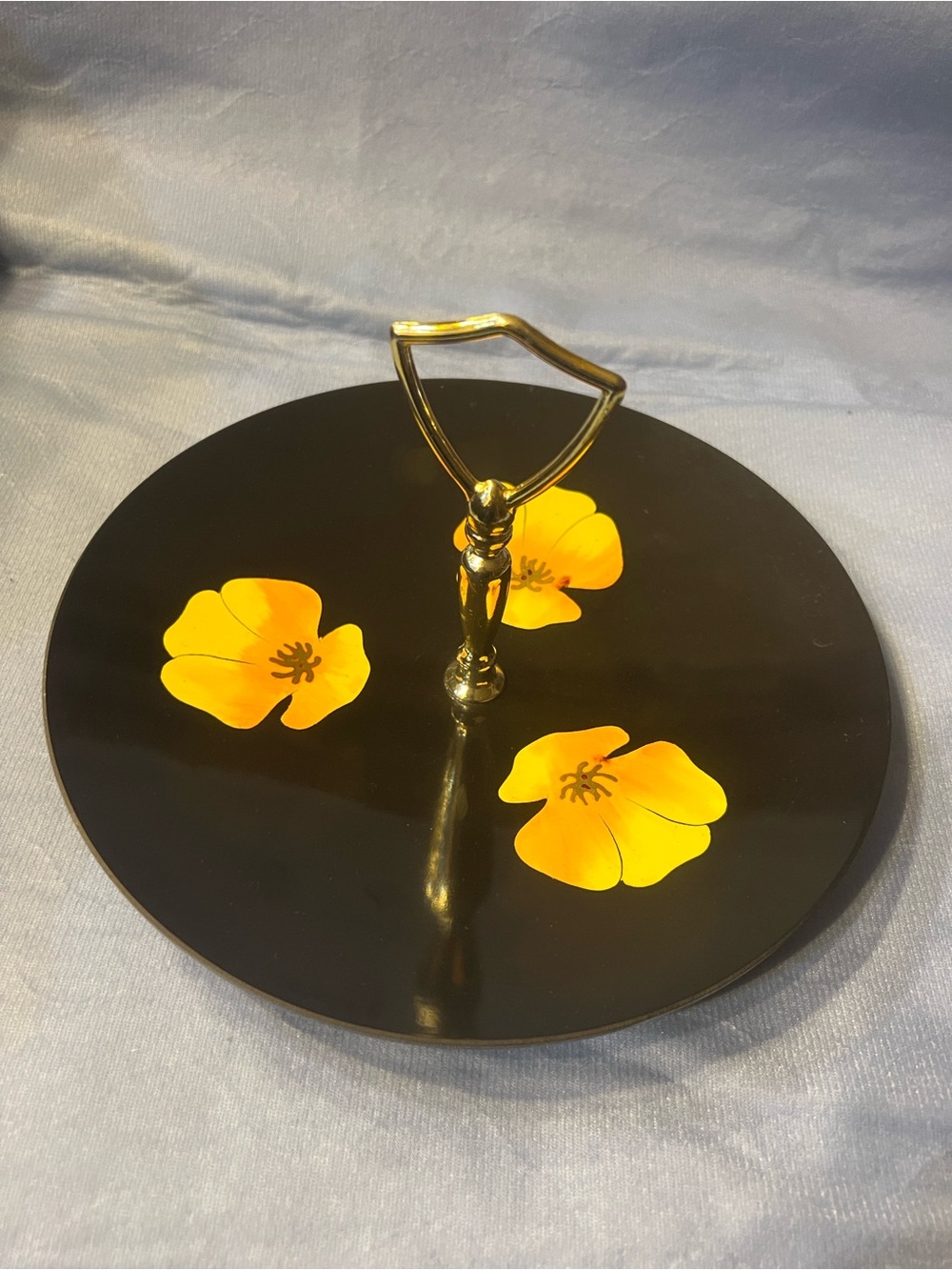 Vintage Couroc One Tier Serving Tray
